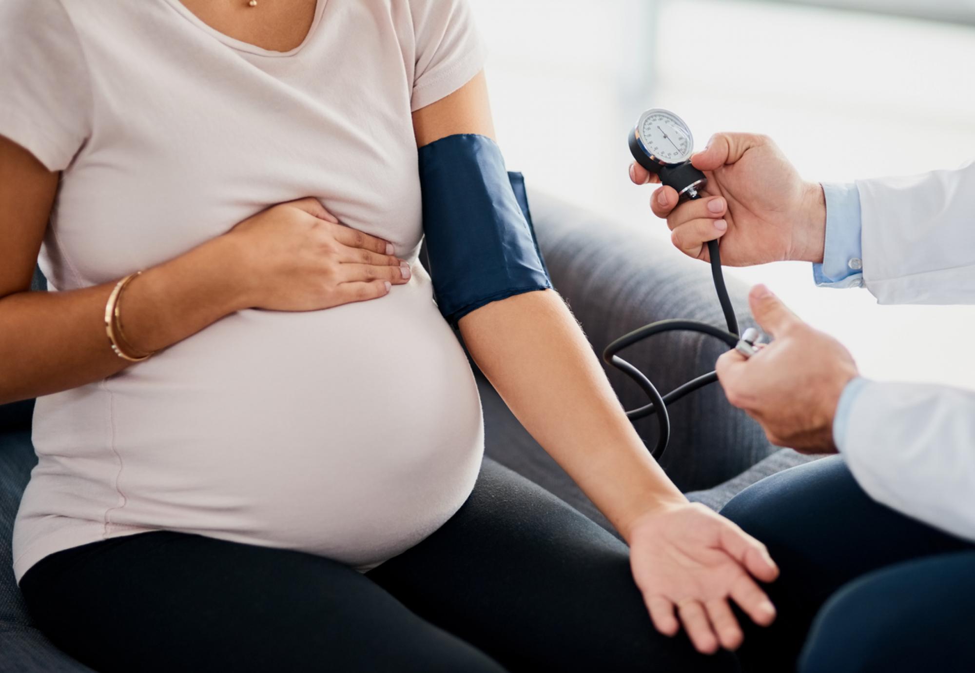 Pregnancy and blood pressure machine