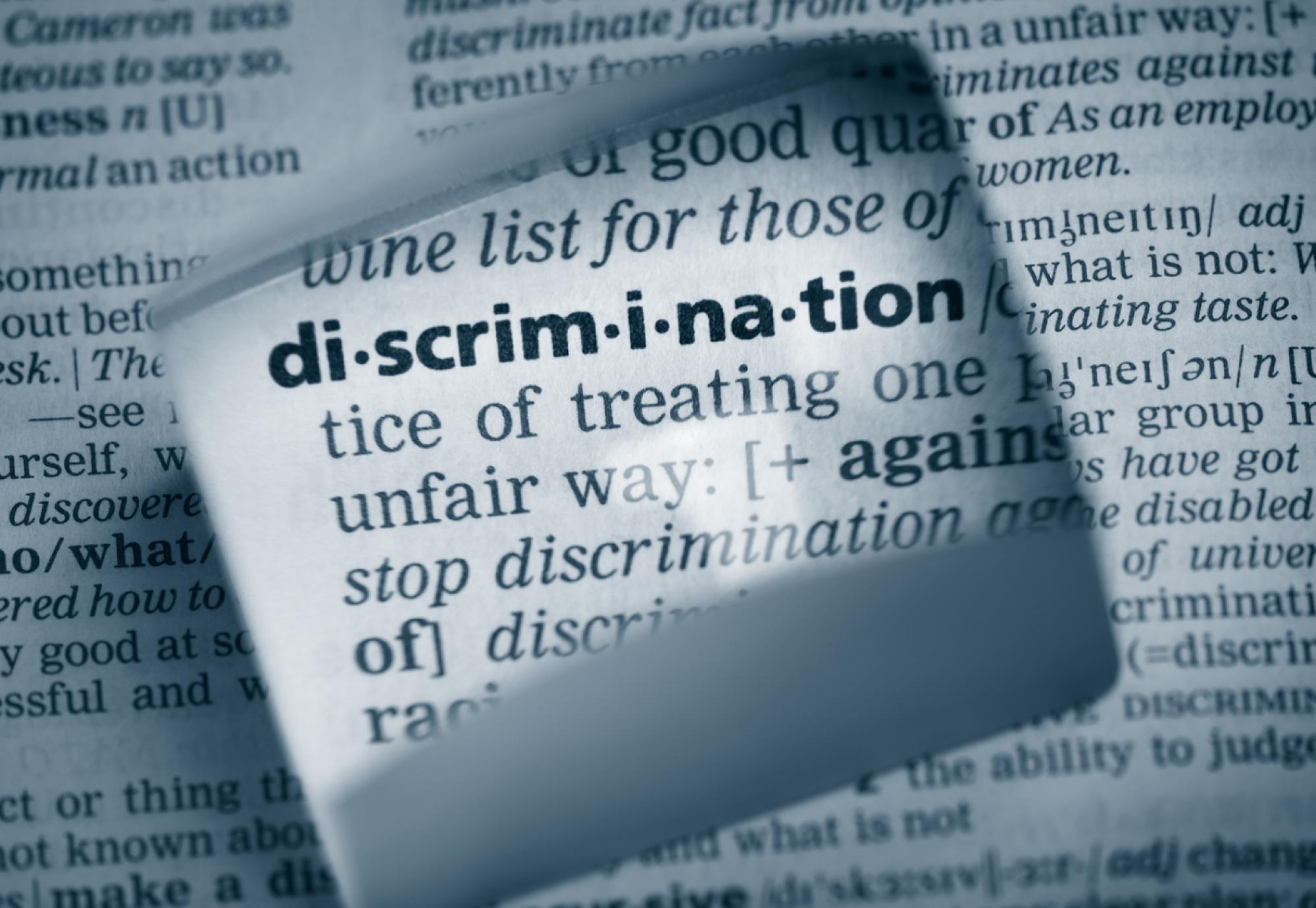 Definition of discrimination 