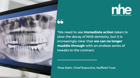 Comment from the Nuffield Trust's chief executive, Thea Stein