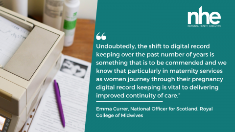 Comment from the Royal College of Midwives' national officer for Scotland, Emma Currer