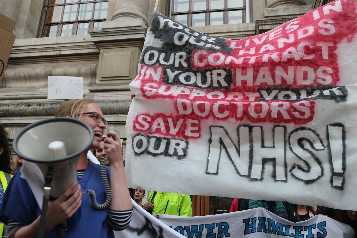 Not Safe - Not fair protest by doctors, junior doctors and medical students in central London 28th September 2015 8. c. Steve Eason Not Safe - Not fair protest by doctors, junior doctors and medical students in central London 28th September 2015 8. c. Steve Eason