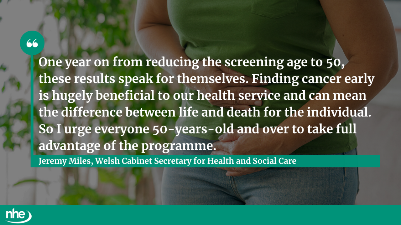 Bowel cancer screening QUOTE