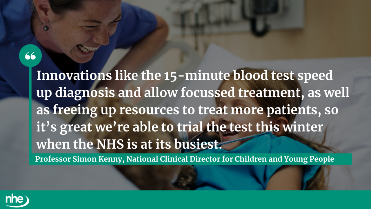 Children blood test QUOTE