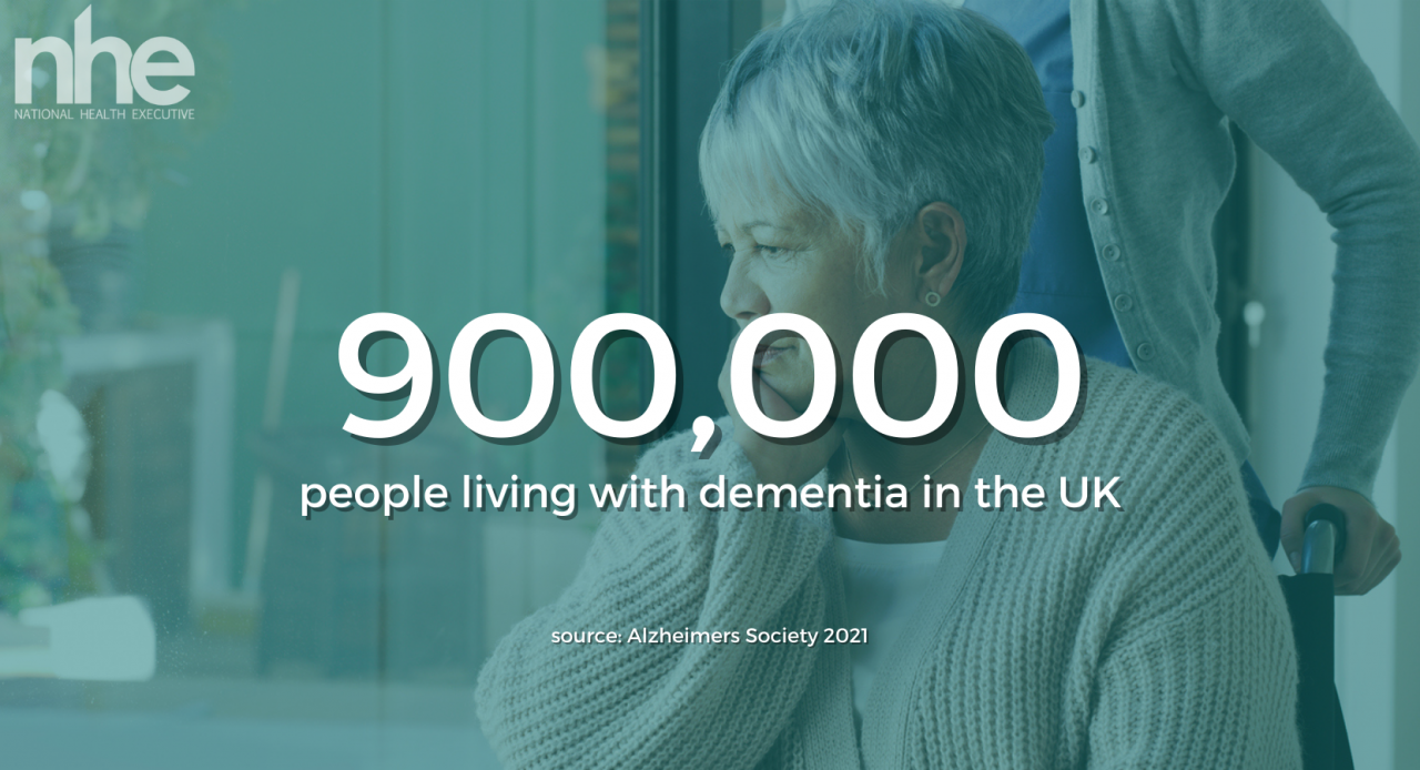 900,000 people with dementia in the UK