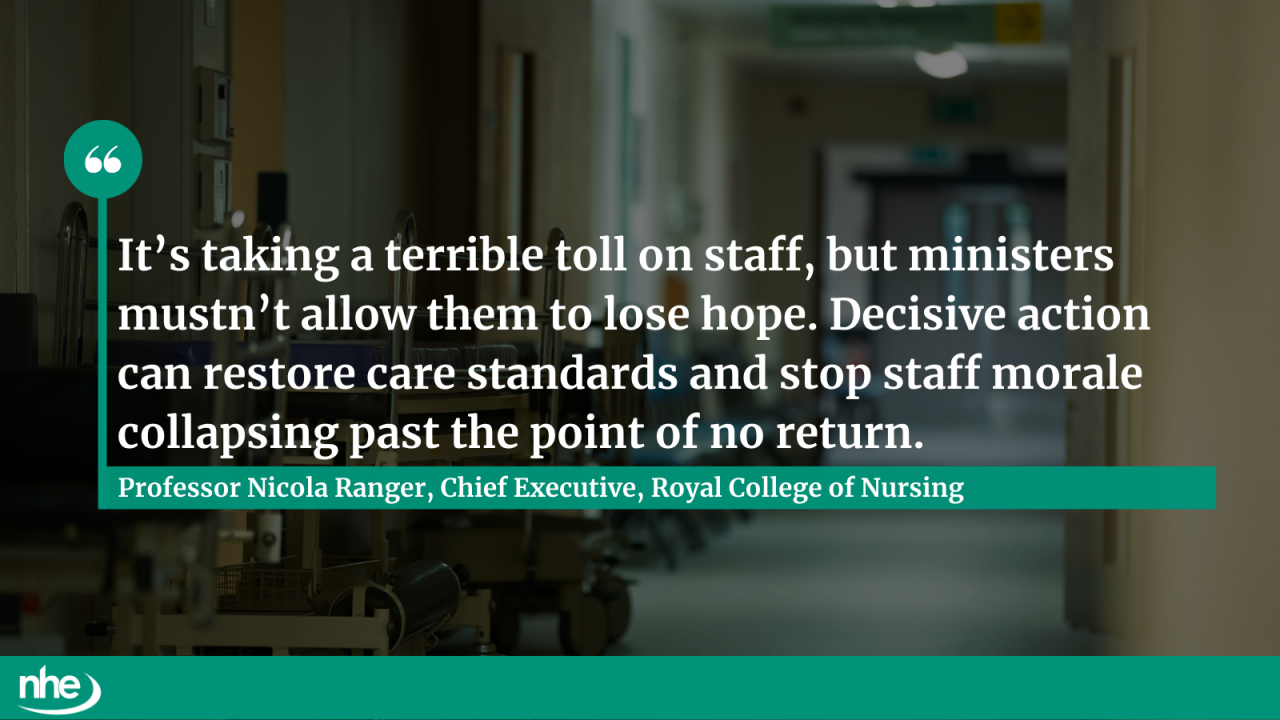 Corridor care warning QUOTE