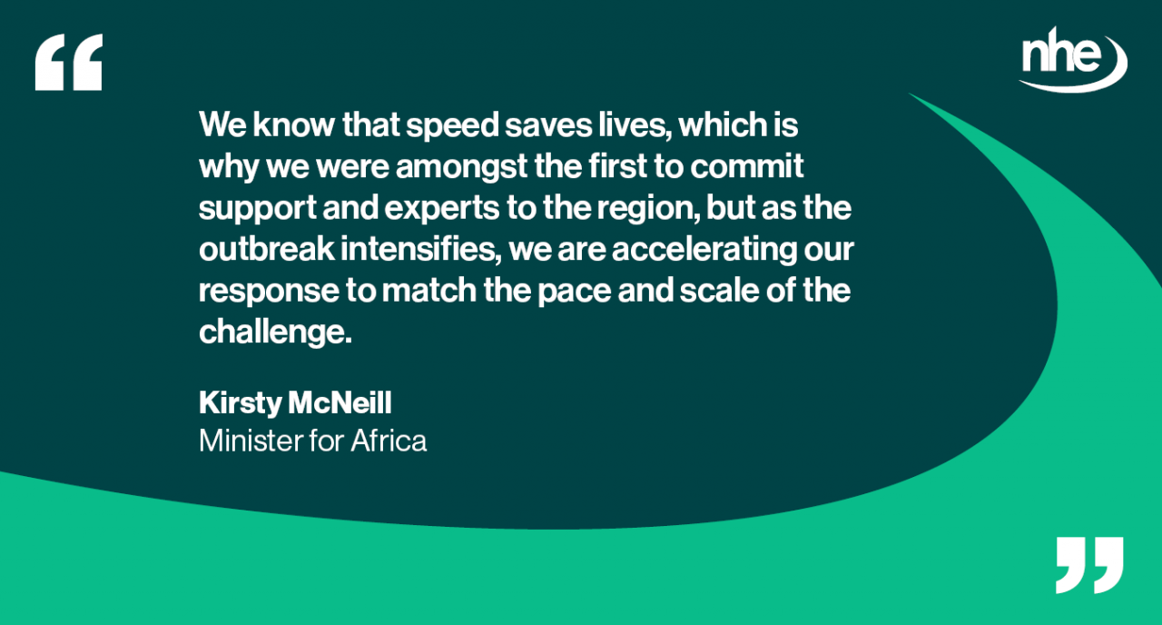 DRC ebola outbreak funding QUOTE