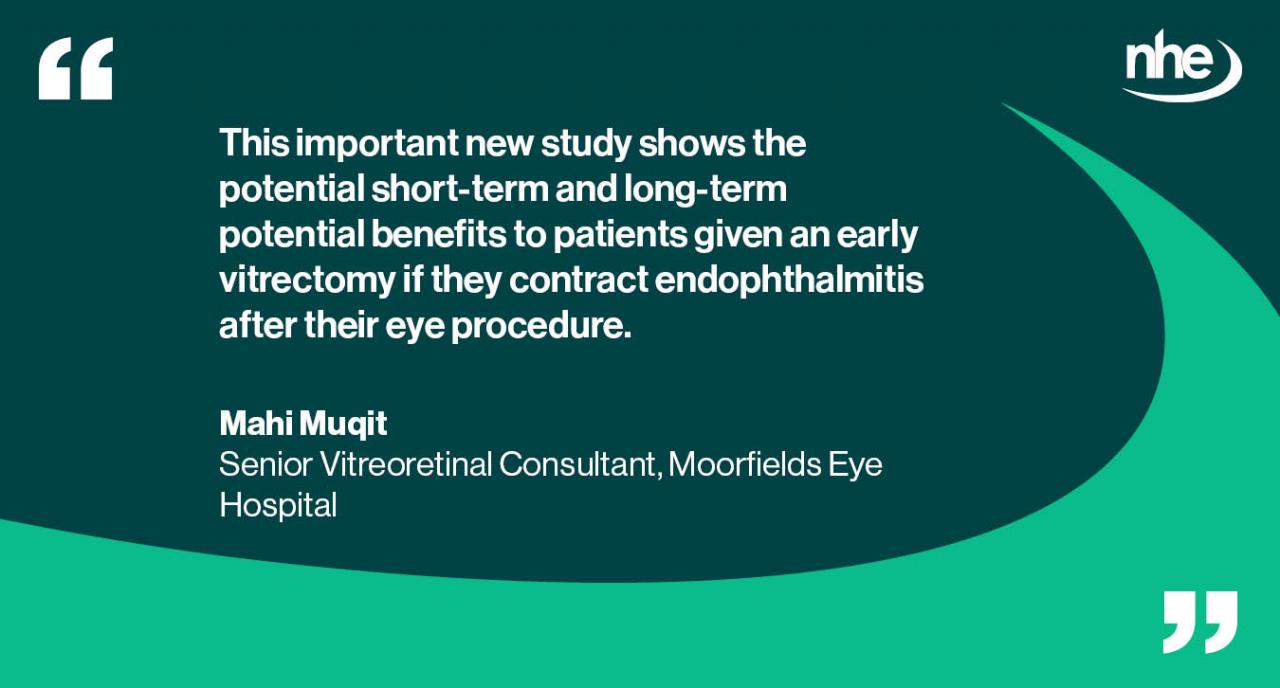 Early vitrectomy QUOTE
