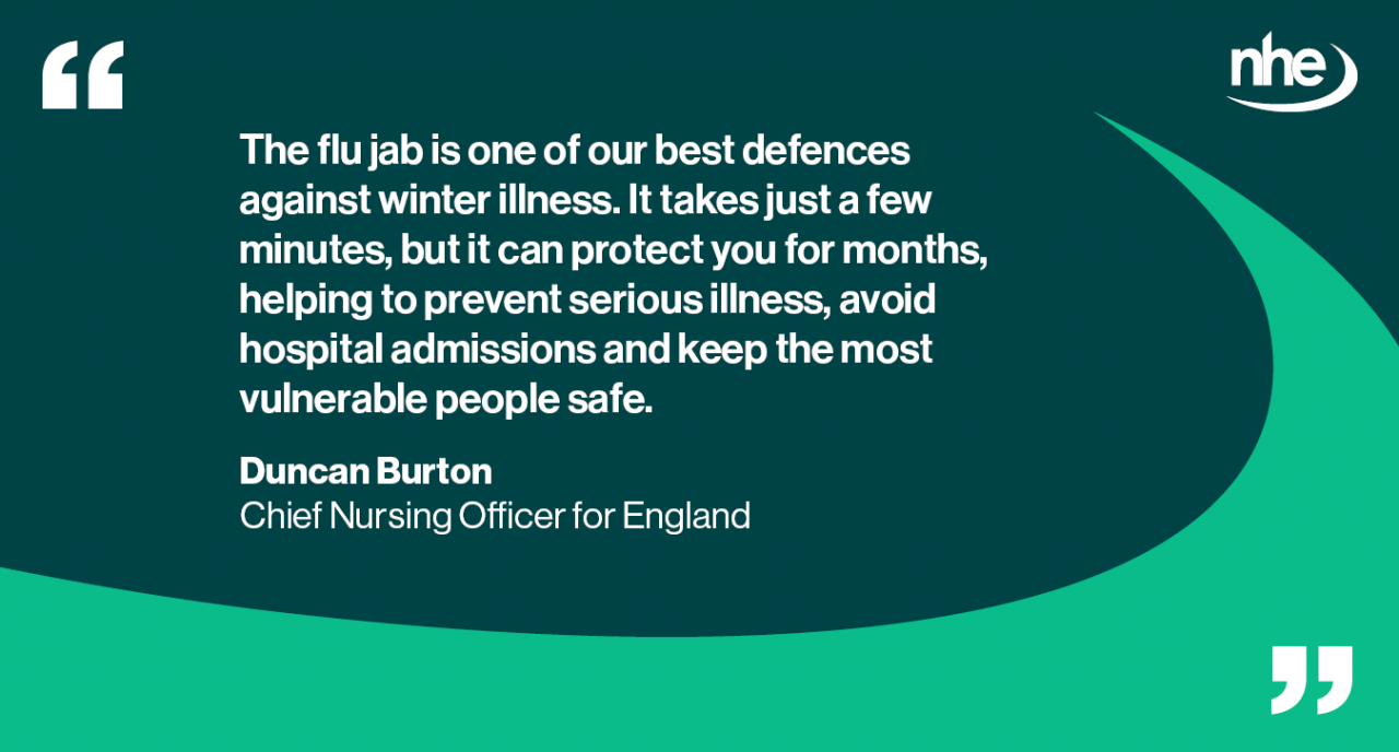 Flu jabs open QUOTE