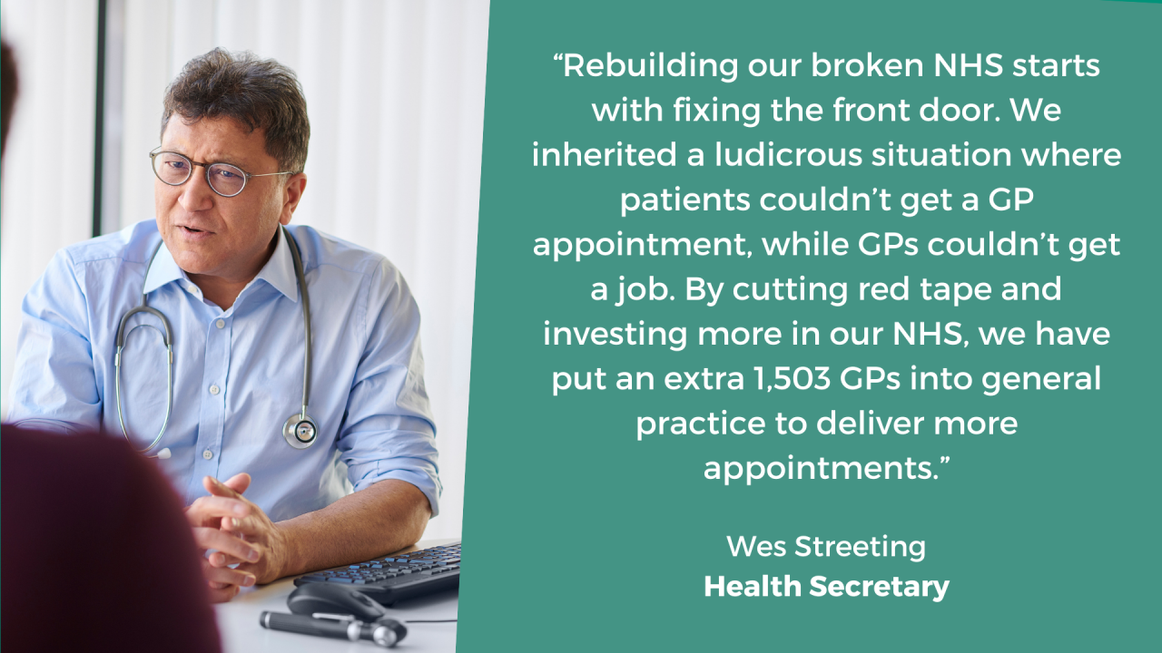 GP recruitment QUOTE