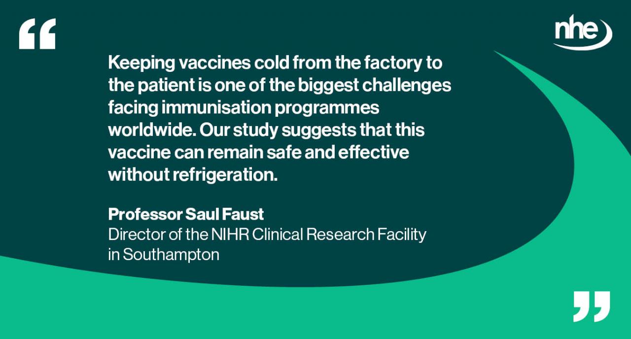 Global immunisation QUOTE