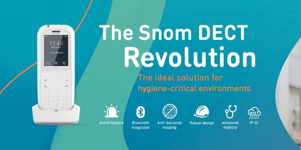 Snom antibacterial DECT phone