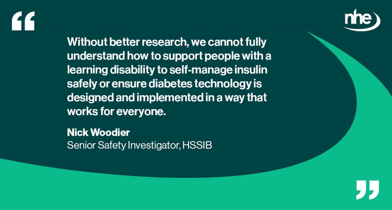 Insulin learning disabilities QUOTE