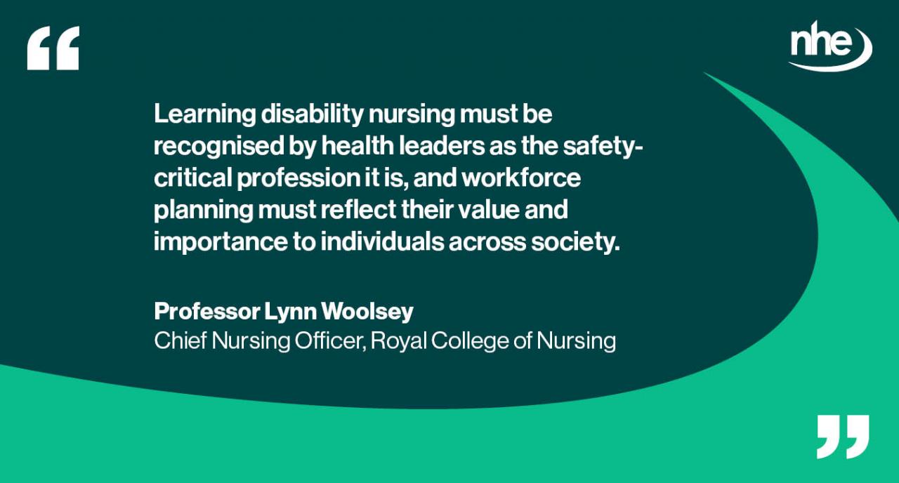Learning disability nursing QUOTE