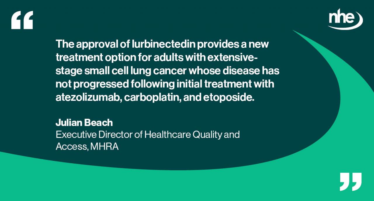Lurbinectedin approval QUOTE