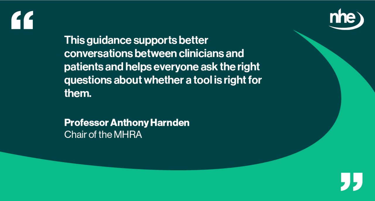 MHRA guidance QUOTE