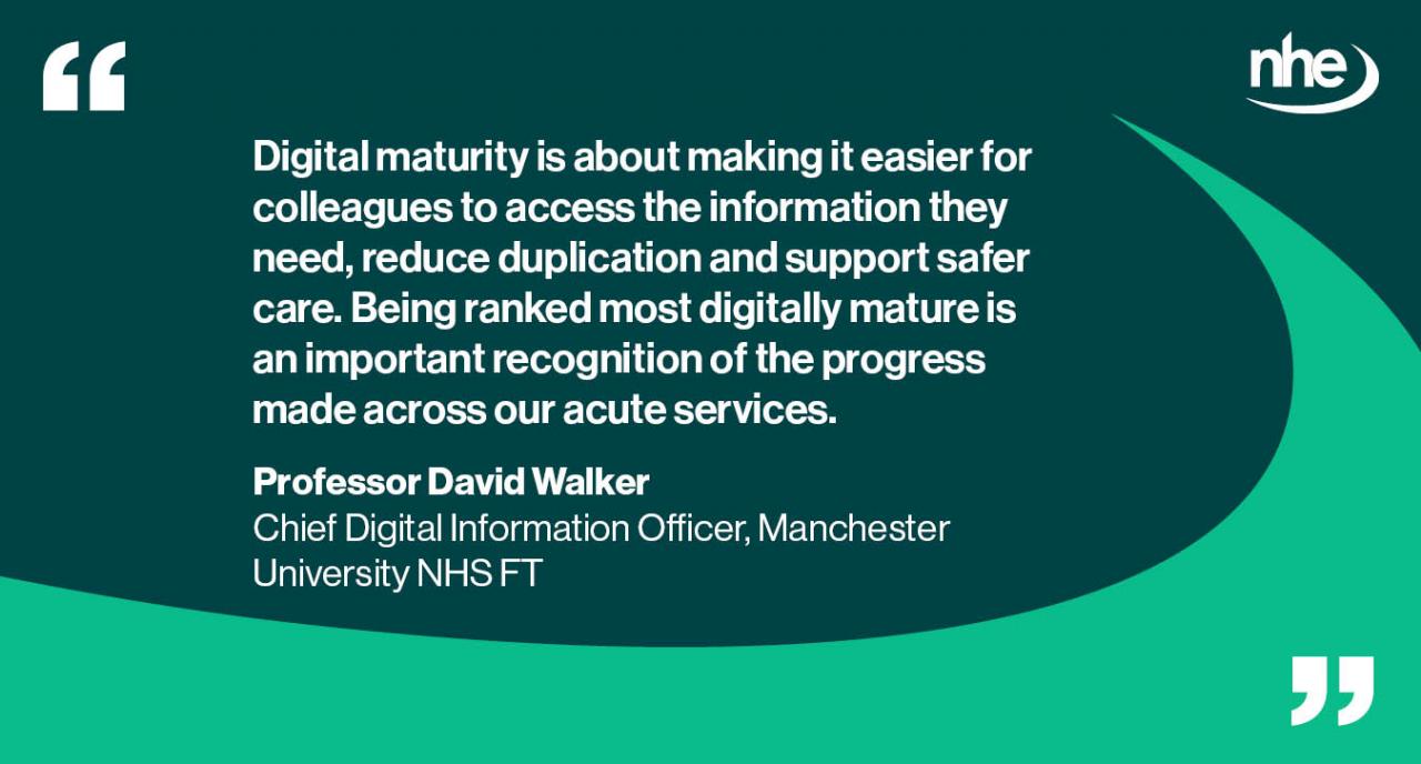 Manchester digital maturity QUOTE