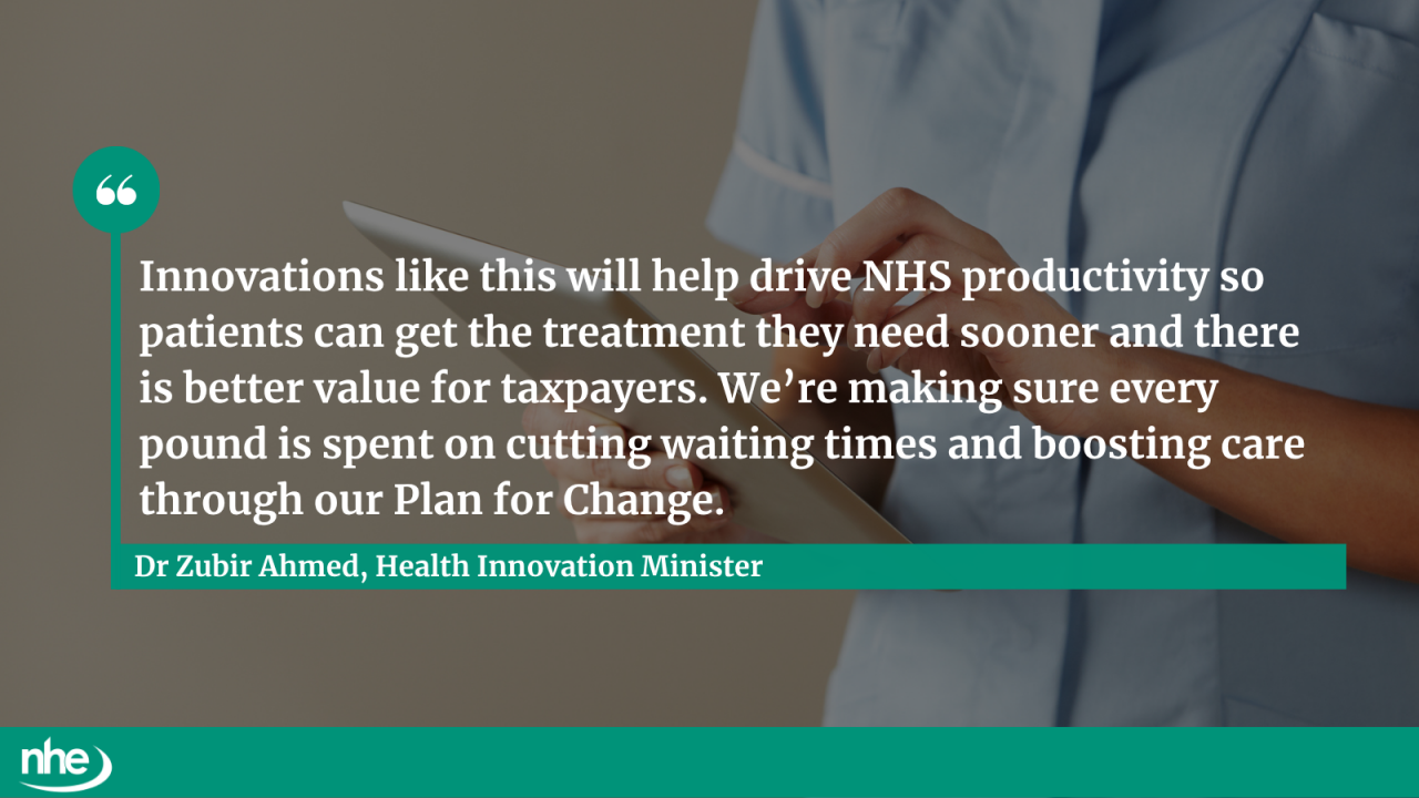 NHS AI trial QUOTE