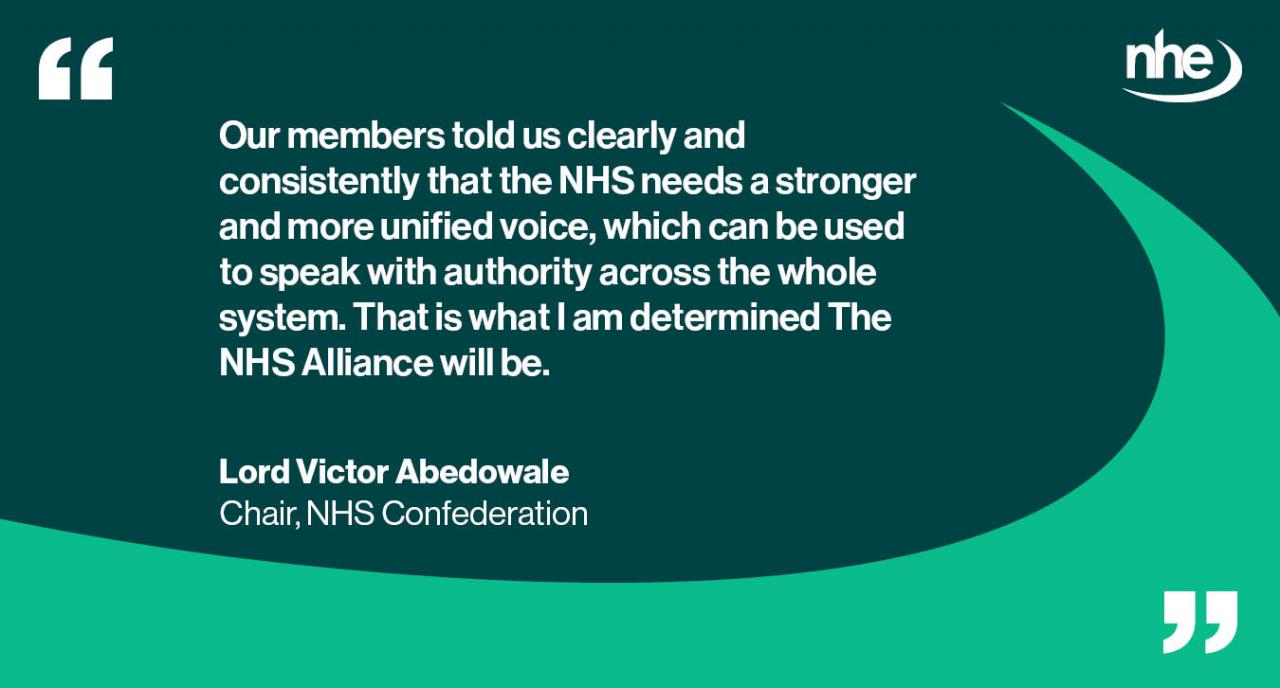 NHS Alliance QUOTE