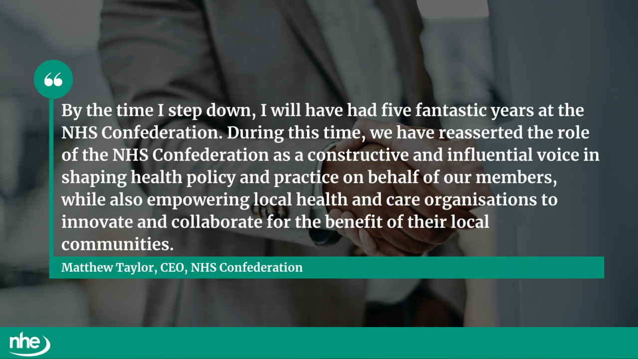 NHS Confed QUOTE