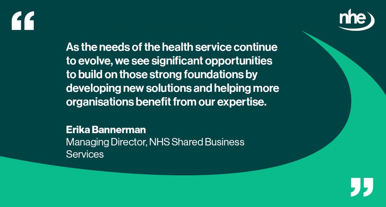 NHS SBS leadership appointment QUOTE