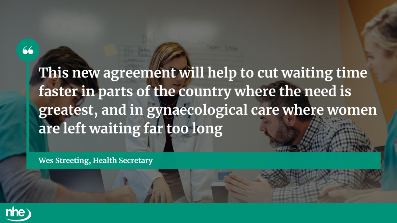 NHS agreement QUOTE