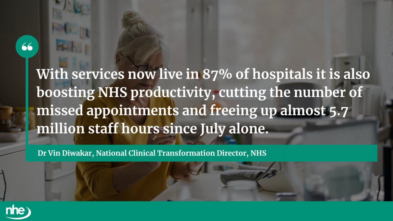 NHS app development QUOTE