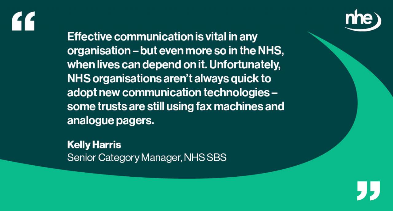 NHS communication QUOTE