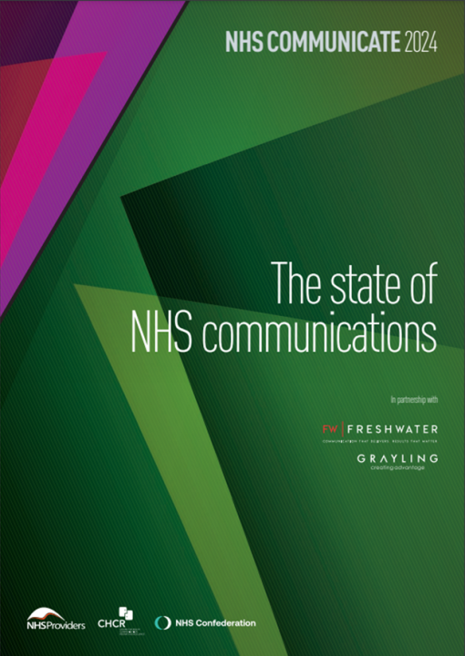 NHS communications report cover