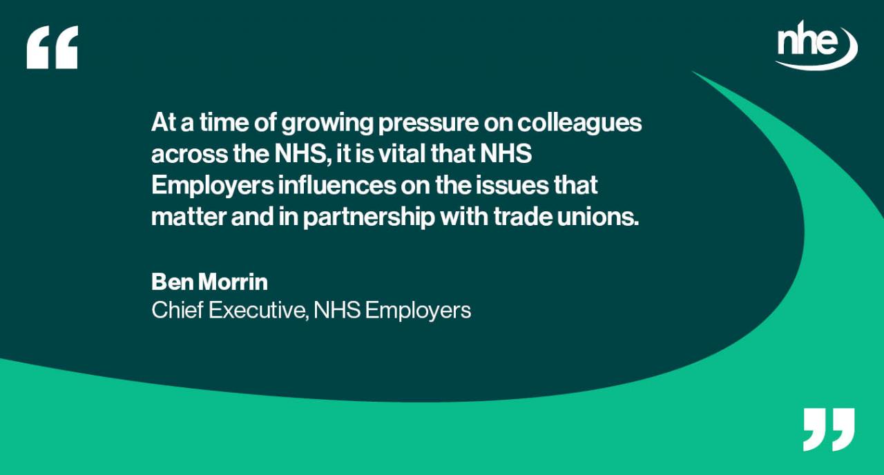 NHS employers QUOTE