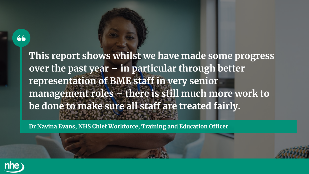 NHS equality QUOTE