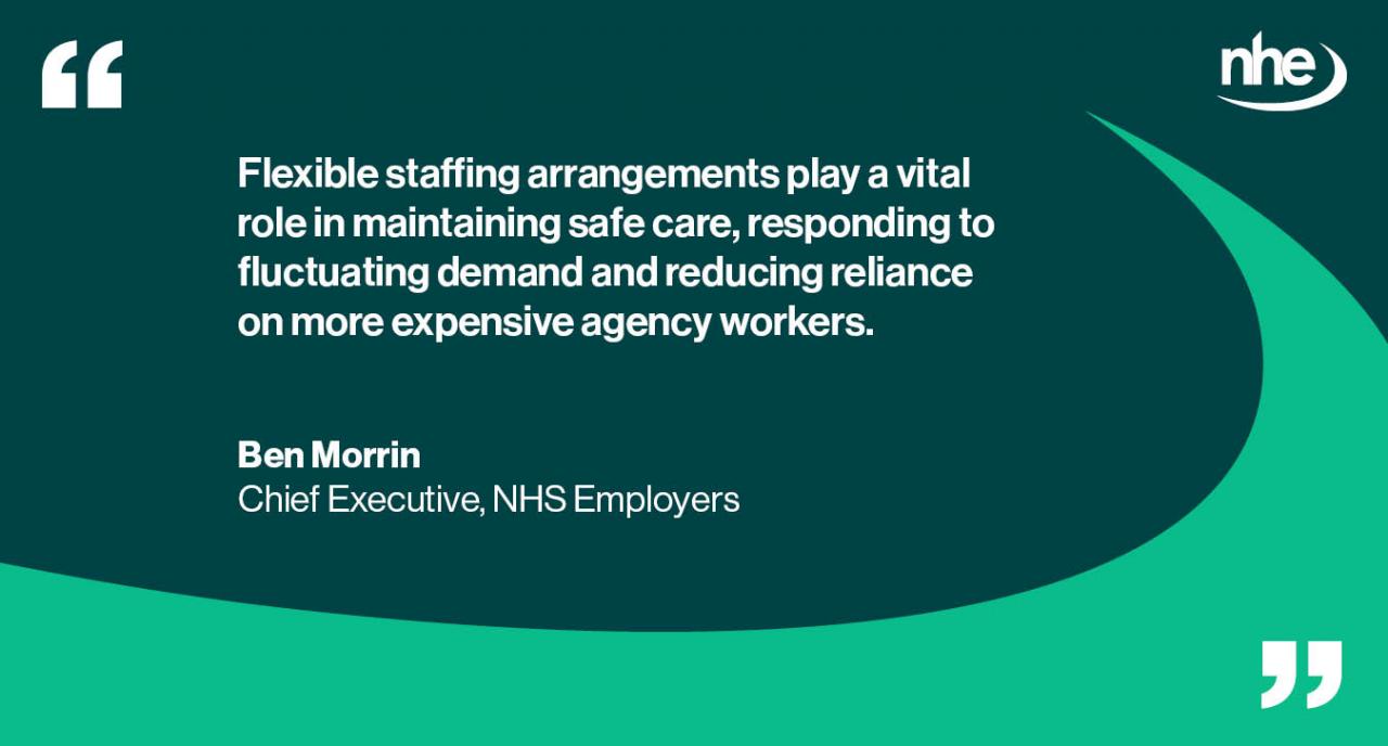 NHS zero hour contracts QUOTE