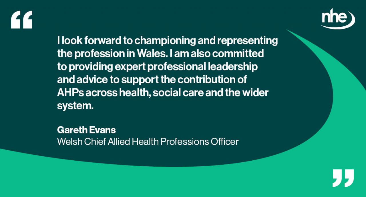 New health professional welsh QUOTE