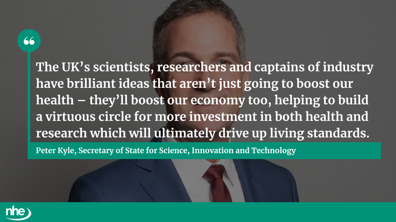 Comment from Peter Kyle, secretary of state for science, innovation and technology