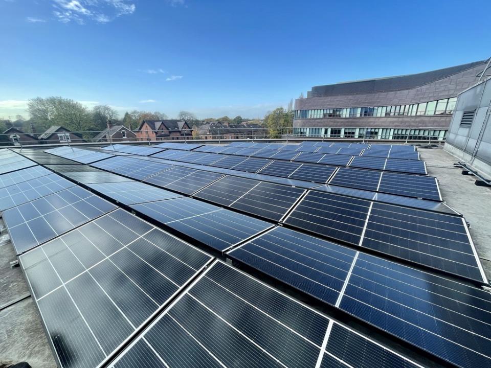 New solar panels