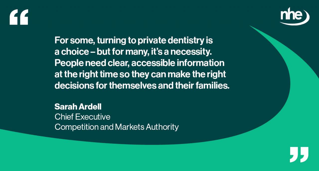 Private dentistry QUOTE