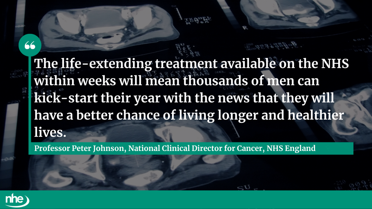 Prostate cancer drug QUOTE