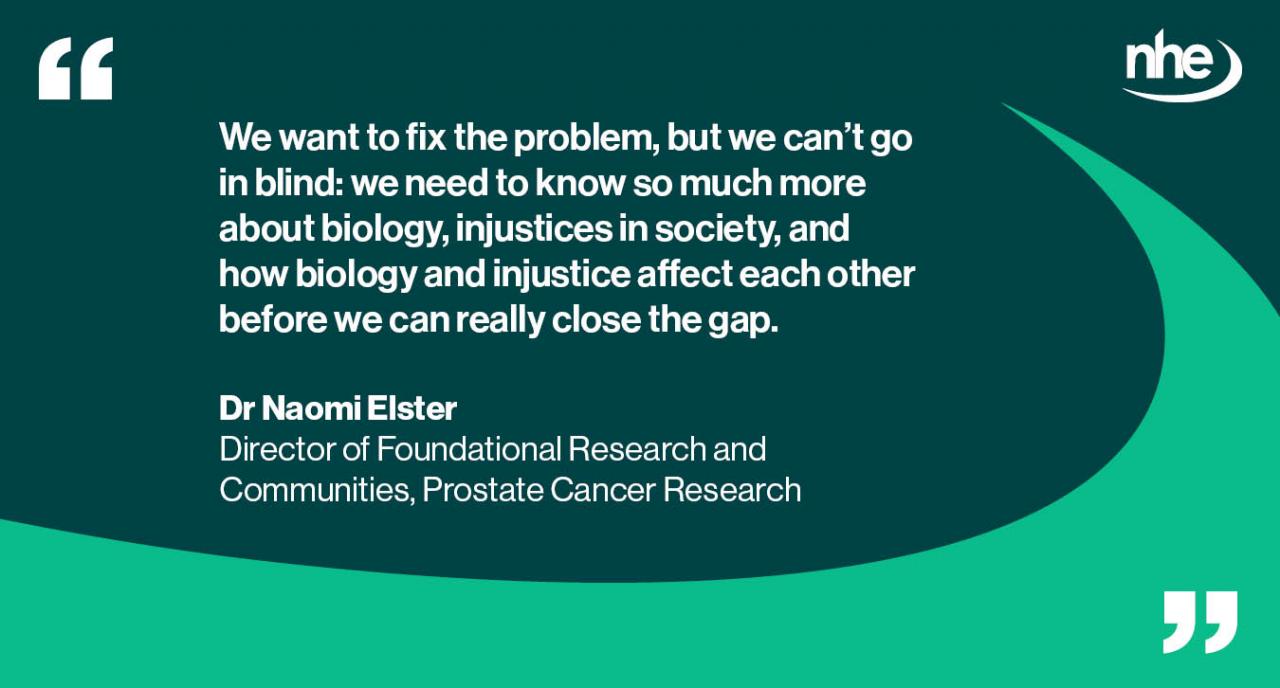 Prostate cancer inequality QUOTE