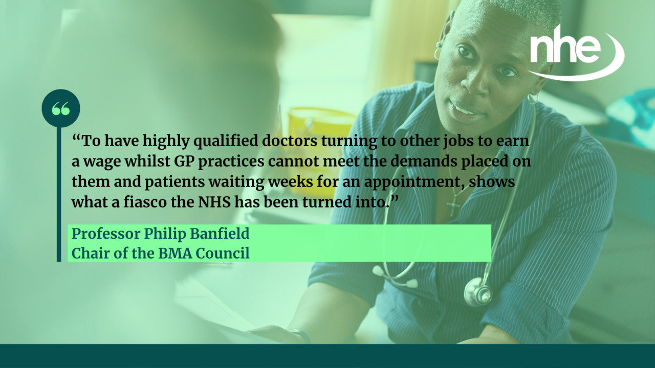 Quote from the BMA on locum GP issues