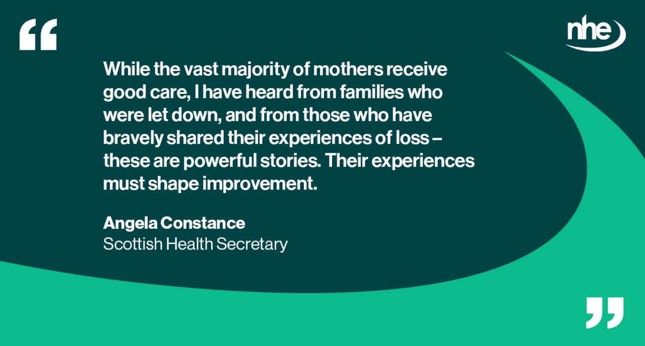 Scotland maternity review QUOTE