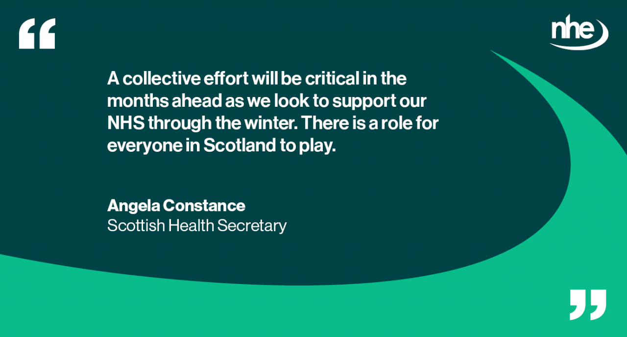 Scotland winter health plan QUOTE