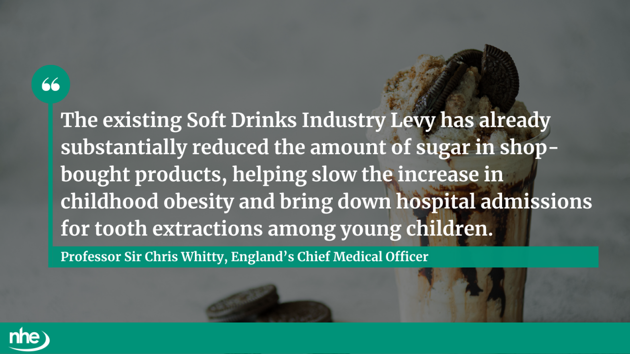 Soft drinks levy QUOTE