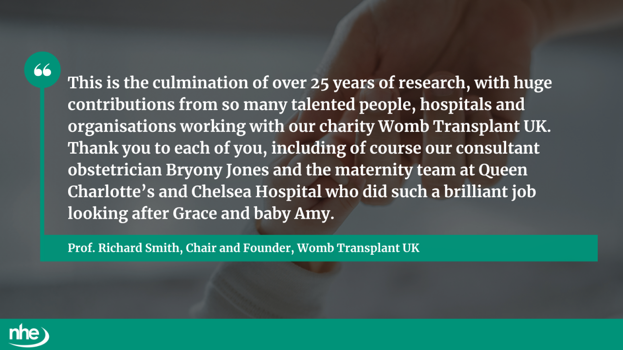 Transplant baby QUOTE
