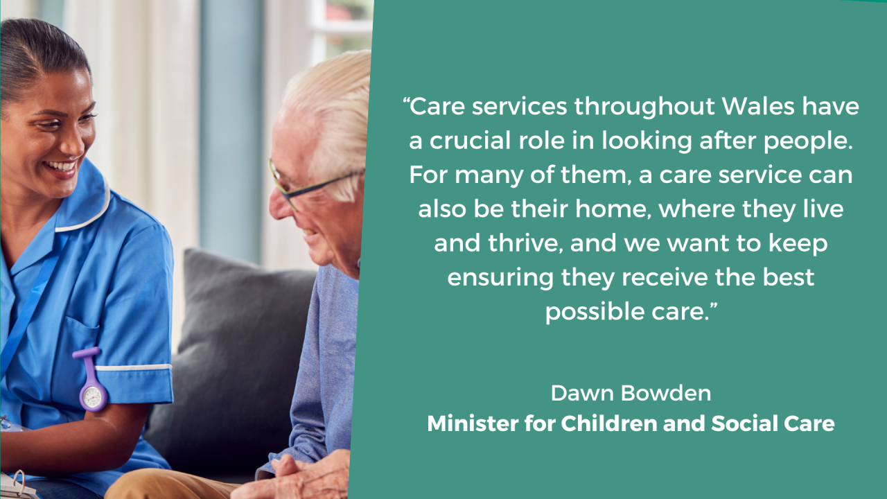 Wales care ratings QUOTE