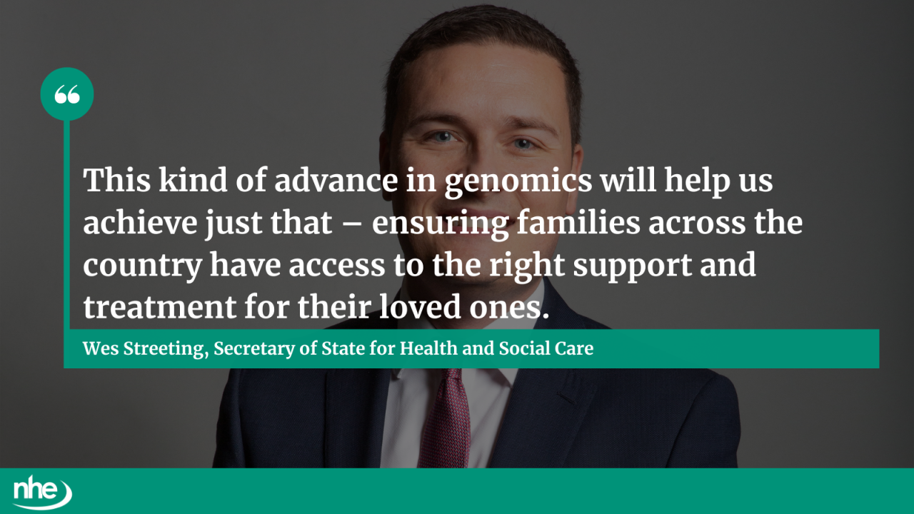 Comment from Wes Streeting, secretary of state for health and social care