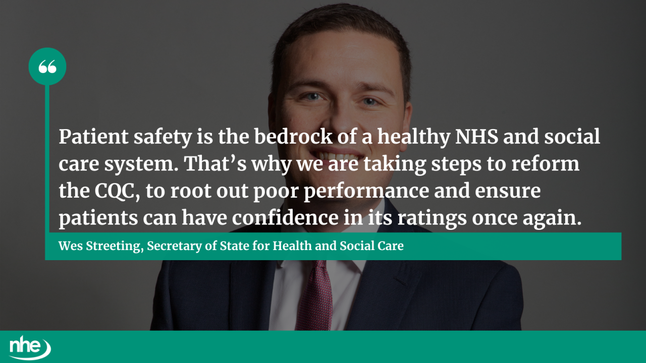 Comment from Wes Streeting, secretary of state for health and social care