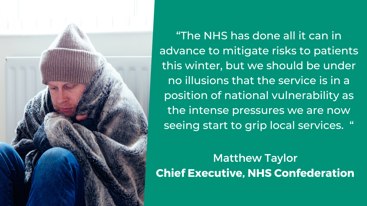Winter pressures QUOTE