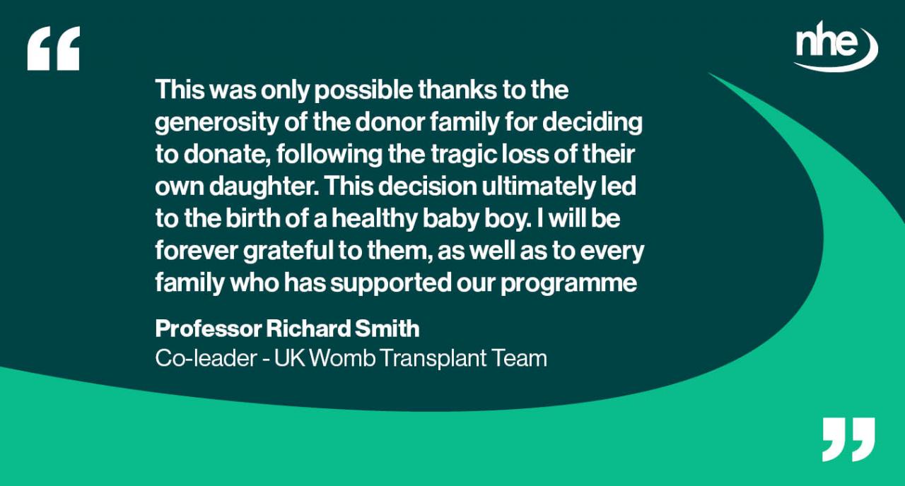 Womb transplant QUOTE