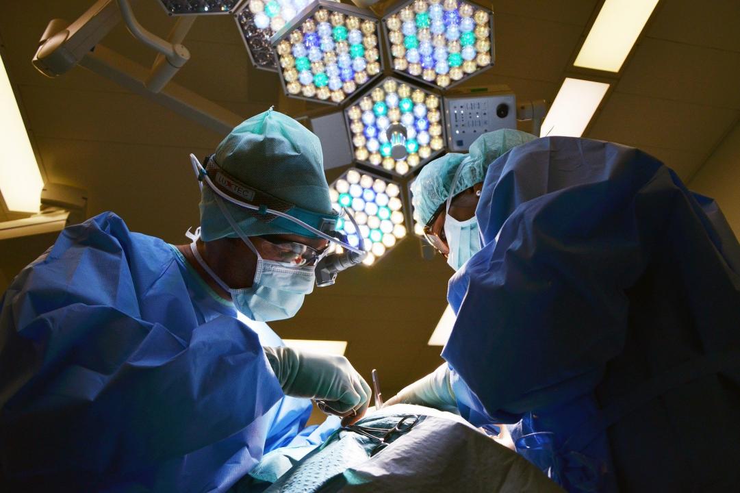 Surgeons performing a procedure
