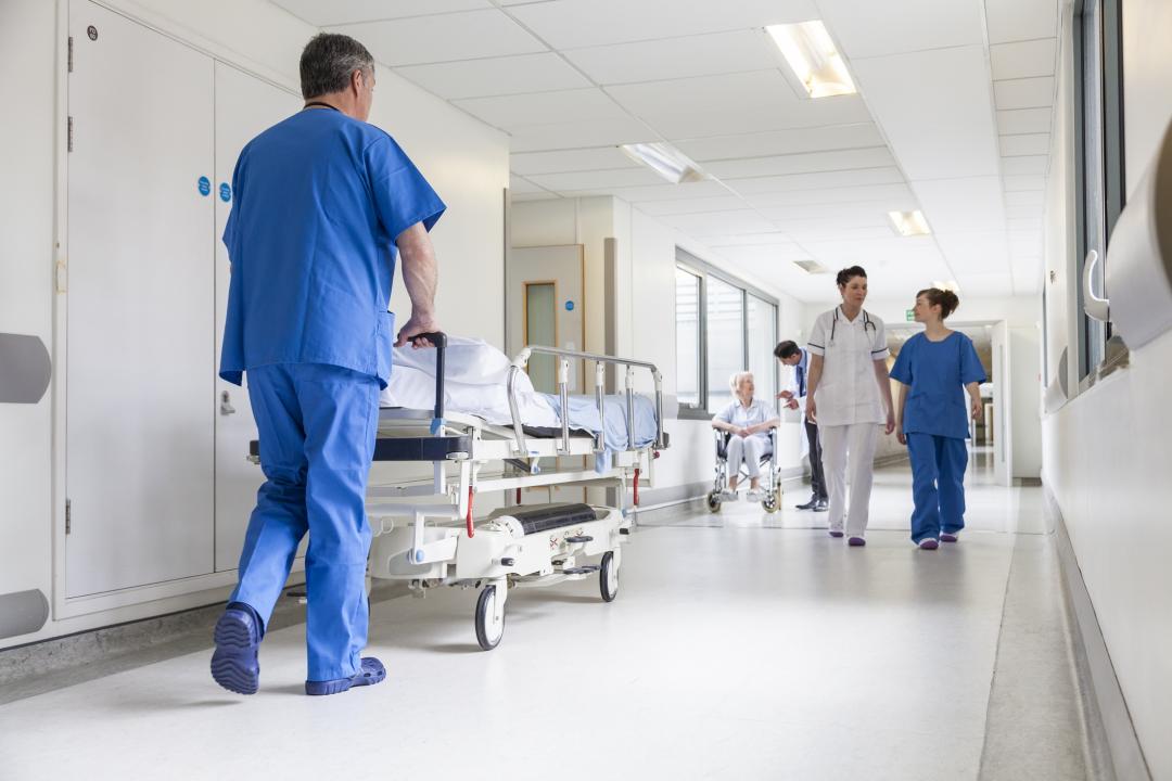 Hospital corridor