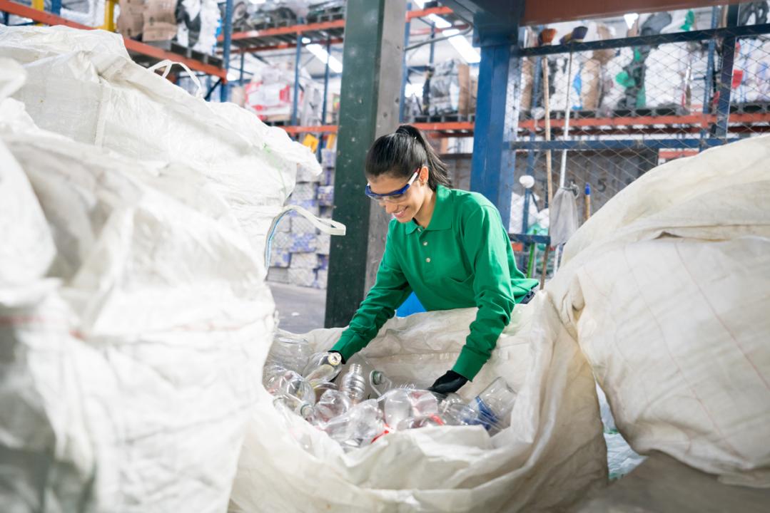 Recycling bottles